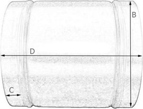 Dospel Αεραγωγικός Ανεμιστήρας 600 m3/h, 86W, 1400 rpm, από Γαλβανισμένο Φύλλο, 5901560503848