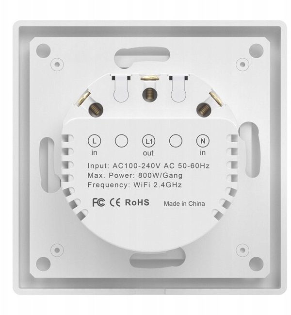 Αισθητήρας Αφής Διακόπτης Φωτισμού WiFi Avatto TS20-EU-W1