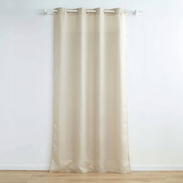Douceur d`Interieur Κουρτίνα με μεταλλική κλωστή ZELINE, 140 x 260 cm