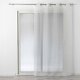 Douceur d`Interieur Κουρτίνα παραθύρου με θηλιές DIXIE, 140 x 240 εκ., λευκή με χρυσό σχέδιο