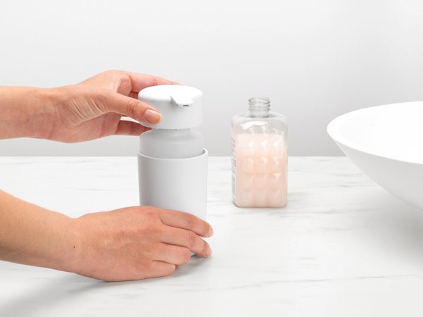 Brabantia ReNew Διανομέας Σαπουνιού Μπάνιου 250ml, Αντιολισθητικός, Λευκός