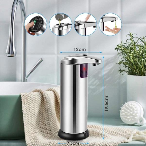 Διανομέας σαπουνιού Platinet PLATINET HYGIENIC SENSOR SOAP DISPENSER STAINLESS STEEL [45681]