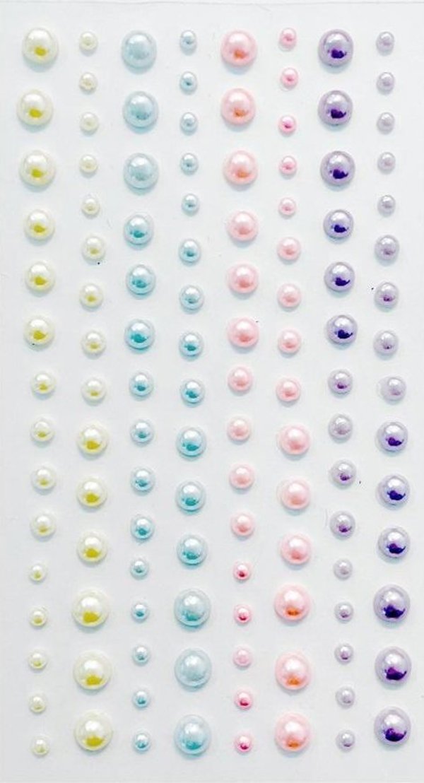 DP Craft PerĹ‚y samoprzylepne 120 sztuk Pastel Candies