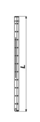 Drabex aluminiowa 7 stopniowa (DR3207)
