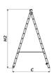 Drabex aluminiowa 7 stopniowa (DR3207)