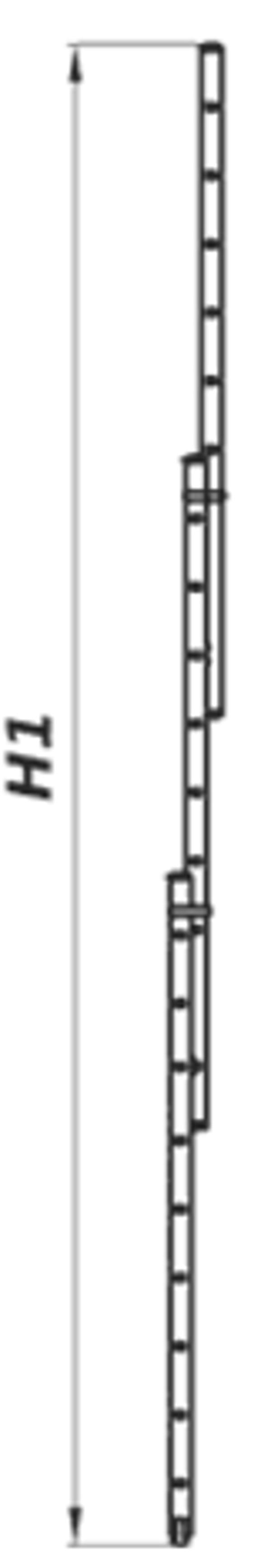 Drabex Drabina wolnostojaca dwustronna aluminiowa 9 stopniowa (DR4209)