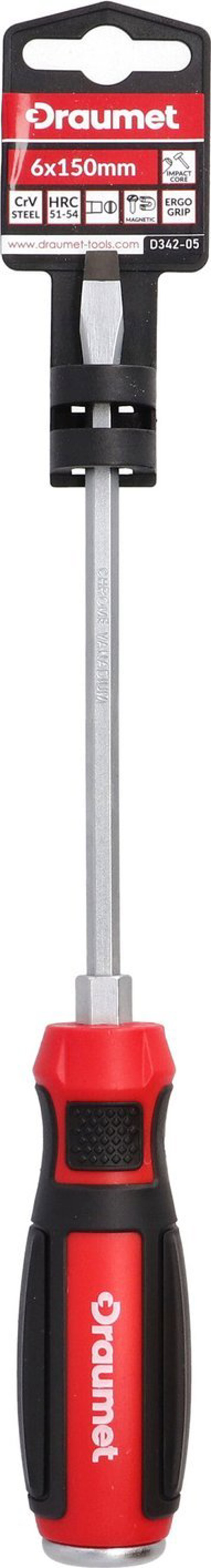 DRAUMET κατσαβίδι για χτυπήματα επίπεδο 6x150mm one size