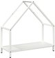 Στήριγμα ξύλων καύσης vidaXL λευκό 60x25x60 cm