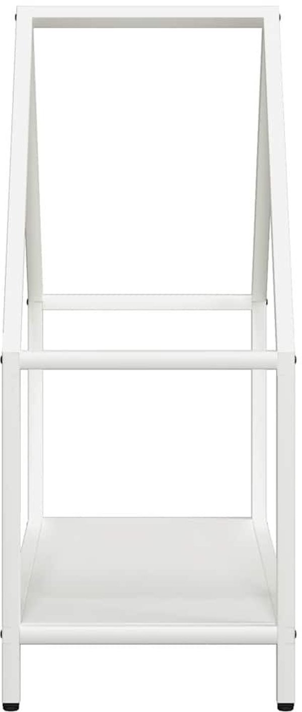 Στήριγμα ξύλων καύσης vidaXL λευκό 60x25x60 cm