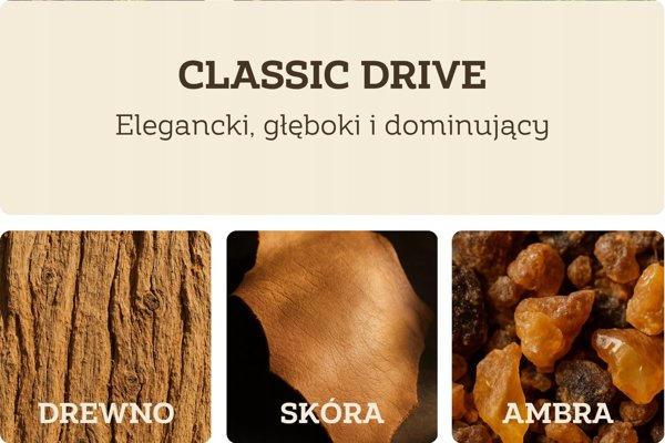 Drewniany zapach do samochodu DUFT Classic Drive - naturalny dyfuzor z uchwytem