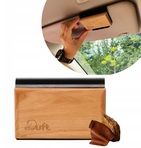 Drewniany zapach do samochodu DUFT Classic Drive - naturalny dyfuzor z uchwytem