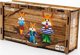 Ξύλινο Παζλ Γρίφος Puzzle Αλεπούδες Στοιχεία Τουβλάκια Σχήματα 21 Τεμ. PuzzleOK-42121