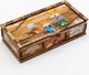 Ξύλινο Παζλ Γρίφος Puzzle Αλεπούδες Στοιχεία Τουβλάκια Σχήματα 21 Τεμ. PuzzleOK-42121