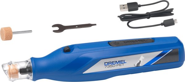 Dremel 7350-PET Συσκευή Περιποίησης Νυχιών Κατοικίδιων, Επαναφορτιζόμενο Τριβείο Νυχιών 1 Τεμάχιο