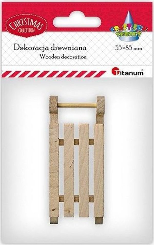 Ξύλινο Έλκυθρο 35x85mm Ύψος 20mm