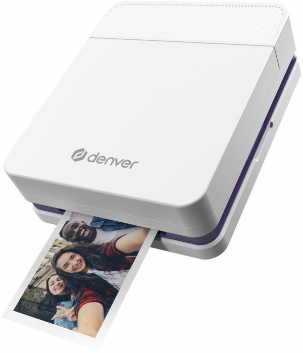 Denver MCP-6010 Φορητός Έγχρωμος Inkjet Εκτυπωτής με Bluetooth, Λευκός