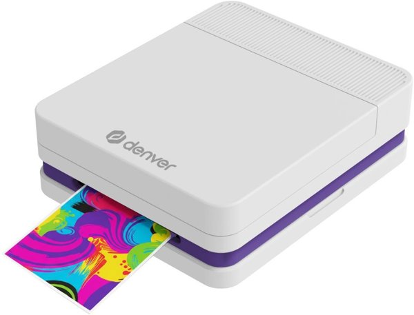 Denver MCP-6010 Φορητός Έγχρωμος Inkjet Εκτυπωτής με Bluetooth, Λευκός
