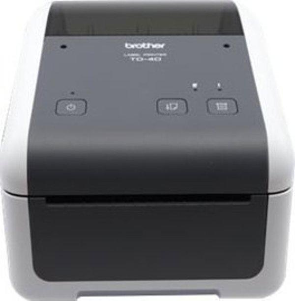 Εκτυπωτής Ετικετών Brother TD-4410D Θερμικός, Direct Thermal, για Ετικέτες Συνεχούς Τροφοδοσίας, Λευκός