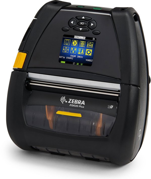 Zebra ZQ63-AUFAE14-00 Φορητός Εκτυπωτής Ετικετών Θερμικής Εκτύπωσης 203 DPI, Bluetooth, 115mm/s