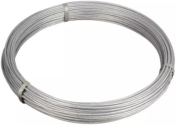 Drut fi 6mm ocynkowany (ok. 50kg ok. 228m)