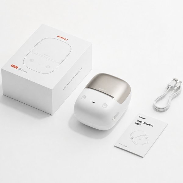 Drukarka etykiet TPG/Cognitive Niimbot Drukarka etykiet B2 PRO, złota + rola etykiet 230 ks (1AC96442809)