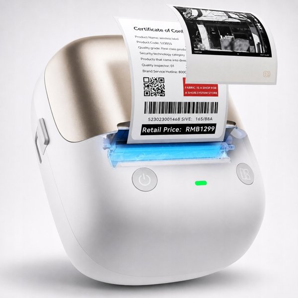 Drukarka etykiet TPG/Cognitive Niimbot Drukarka etykiet B2 PRO, złota + rola etykiet 230 ks (1AC96442809)