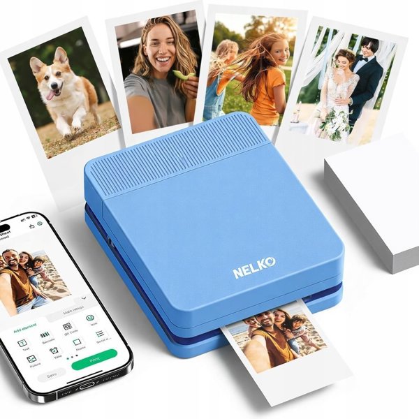 Bluetooth Εκτυπωτής Nelko Pp03 Έγχρωμη Εκτύπωση 600dpi για Κινητά