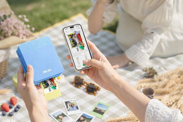Bluetooth Εκτυπωτής Nelko Pp03 Έγχρωμη Εκτύπωση 600dpi για Κινητά