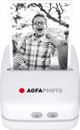 AgfaPhoto Realpix Pocket Φωτογραφικός Εκτυπωτής Bluetooth για Smartphone & Tablet, Συμβατό με Android & iOS, Λευκό