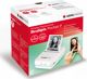 AgfaPhoto Realpix Pocket Φωτογραφικός Εκτυπωτής Bluetooth για Smartphone & Tablet, Συμβατό με Android & iOS, Λευκό
