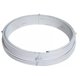 Drut fi 8mm aluminiowy AlMgSi w otulinie PVC bialy
