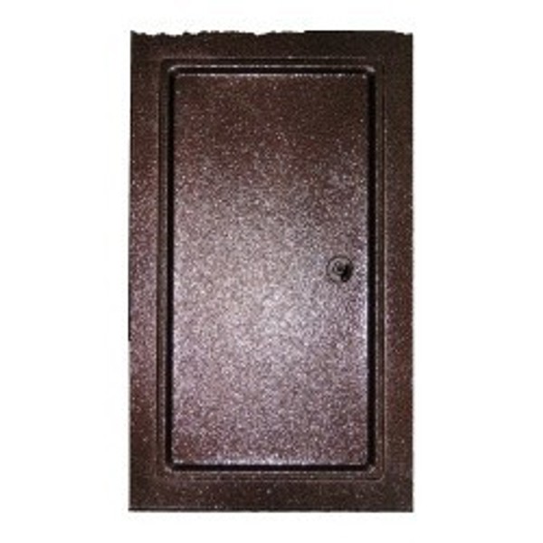 Πόρτα καμινάδας καφέ 155x205mm μεσαία