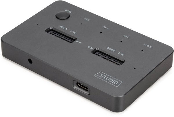 Dual Bay Nvme SSD Docking Station 2 bay NVME duplicator M.2 SSD Docking Station