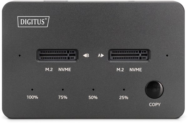 Dual Bay Nvme SSD Docking Station 2 bay NVME duplicator M.2 SSD Docking Station