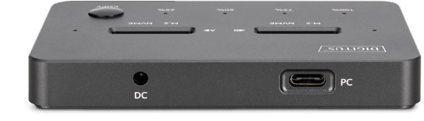 Dual Bay Nvme SSD Docking Station 2 bay NVME duplicator M.2 SSD Docking Station
