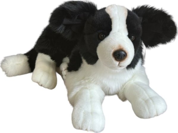 Dubi Maskotka Pies Border Collie Duzy Pluszak 45cm Miekka Przytulanka Mis Piesek