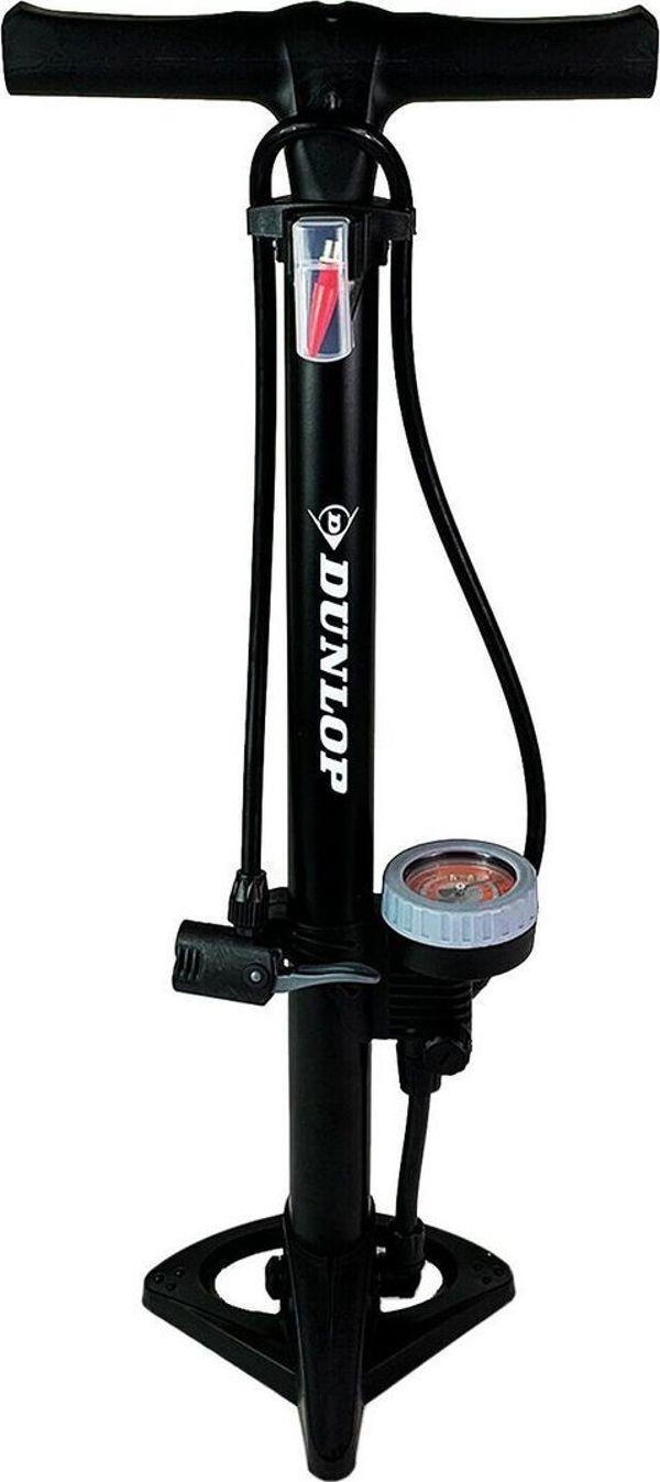 Dunlop Αντλία Ποδηλάτου Δαπέδου με Μανόμετρο, Χειροκίνητη