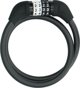 Dunlop Zapiecie rowerowe linka szyfr 1.0x65 cm czarny