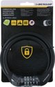 Dunlop Zapiecie rowerowe linka szyfr 1.0x65 cm czarny