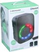 Dunlop ηχείο Bluetooth φορητό 20W D500 με ραδιόφωνο FM και LED, μαύρο