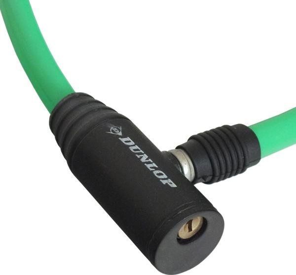 Dunlop Zapiecie rowerowe cable lock 4mm 65cm 4ass (Z0584)