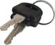 Dunlop Zapiecie rowerowe cable lock 4mm 65cm 4ass (Z0584)