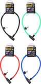Dunlop Zapiecie rowerowe cable lock 4mm 65cm 4ass (Z0584)