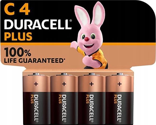 Duracell Μπαταρίες Plus C (LR14/MN1400) Baby - Σετ 4 Τεμαχίων