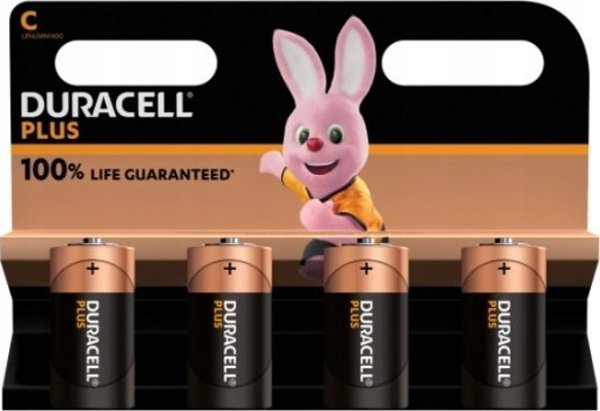 Duracell Μπαταρίες Plus C (LR14/MN1400) Baby - Σετ 4 Τεμαχίων