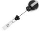 Durable 834901 Θήκη Κάρτας με Μηχανισμό Badge Reel, Μαύρο, Πλαστικό, 35 mm x 65 mm