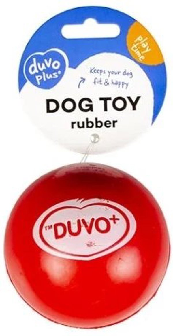 Duvo+ Λαστιχένια Μπάλα Παιχνιδιού για Σκύλους, 6.5cm, Διάφορα Χρώματα