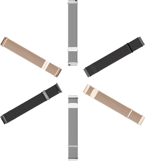 Dux Ducis Μαγνητικό Λουράκι Milanese για Samsung/Huawei/Honor/Xiaomi Watch, 22mm, Χρυσό