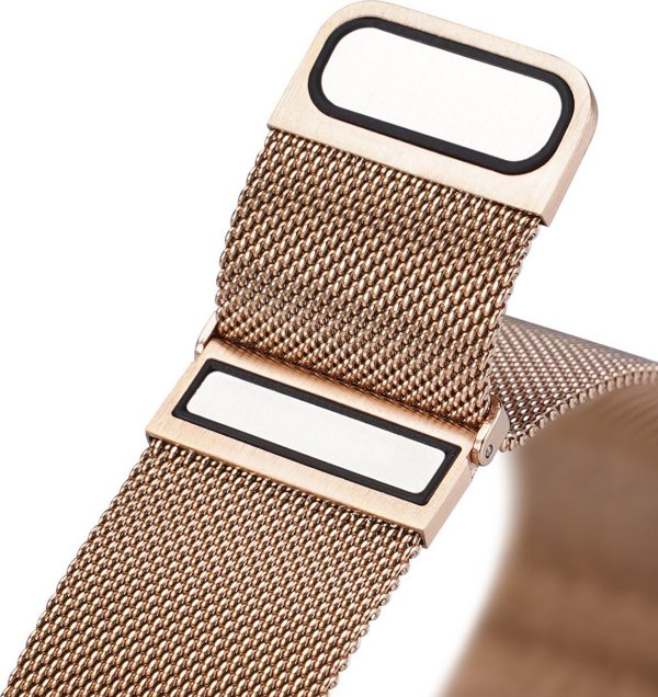 Dux Ducis Μαγνητικό Λουράκι Milanese για Samsung/Huawei/Honor/Xiaomi Watch, 22mm, Χρυσό