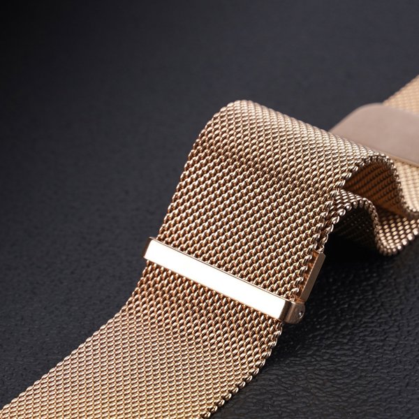 Dux Ducis Μαγνητικό Λουράκι Milanese για Samsung/Huawei/Honor/Xiaomi Watch, 22mm, Χρυσό